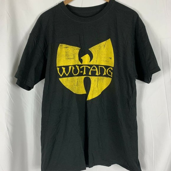 Other - Wu Tang Clan Yellow Distressed Large Short Sleeve